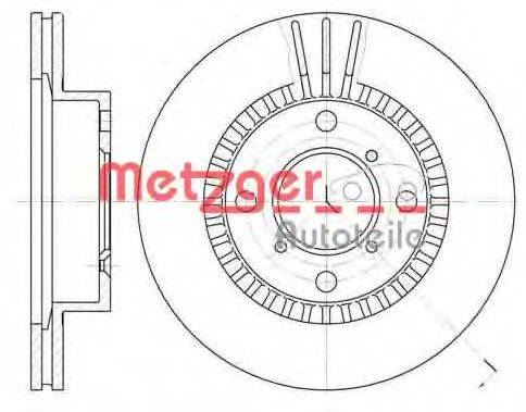 METZGER 655310 гальмівний диск