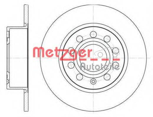 METZGER 14861V гальмівний диск