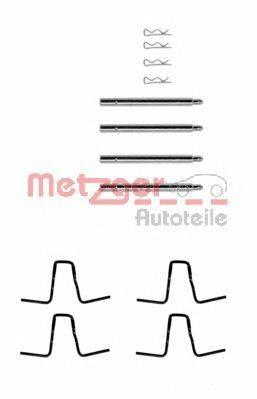 METZGER 1090978 Комплектуючі, колодки дискового гальма