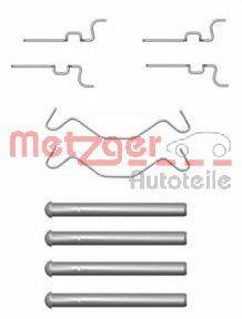 METZGER 1091683 Комплектуючі, колодки дискового гальма