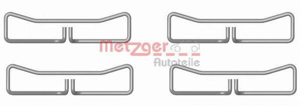 METZGER 1091691 Комплектуючі, колодки дискового гальма