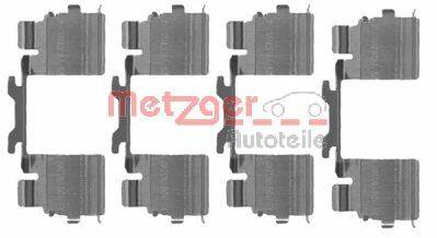 METZGER 1091725 Комплектуючі, колодки дискового гальма