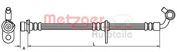 METZGER 4111079 Гальмівний шланг