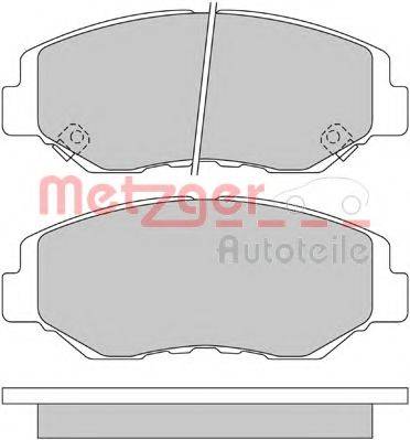 METZGER 1170507 Комплект гальмівних колодок, дискове гальмо