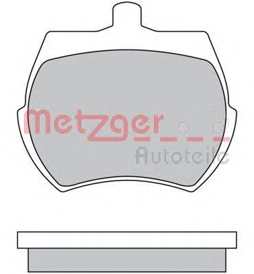 METZGER 1170596 Комплект гальмівних колодок, дискове гальмо