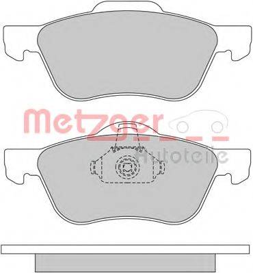 METZGER 1170650 Комплект гальмівних колодок, дискове гальмо