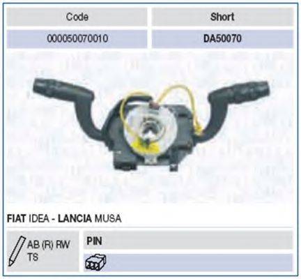 MAGNETI MARELLI 000050070010 Вимикач на колонці кермового керування