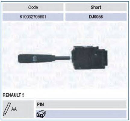 MAGNETI MARELLI 510032706601 Вимикач на колонці кермового керування