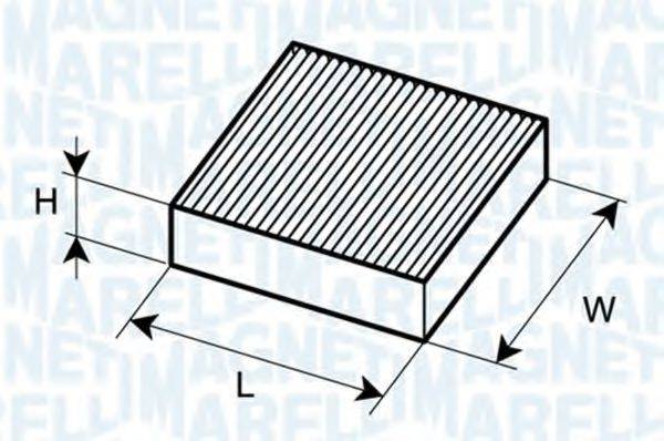 MAGNETI MARELLI 350203064130 Фільтр, повітря у внутрішньому просторі