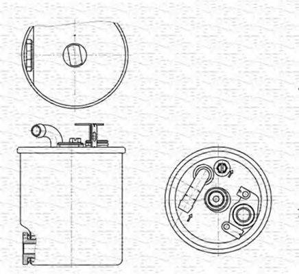 MAGNETI MARELLI 213908531000 Паливний фільтр