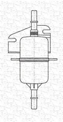 MAGNETI MARELLI 213908082200 Паливний фільтр