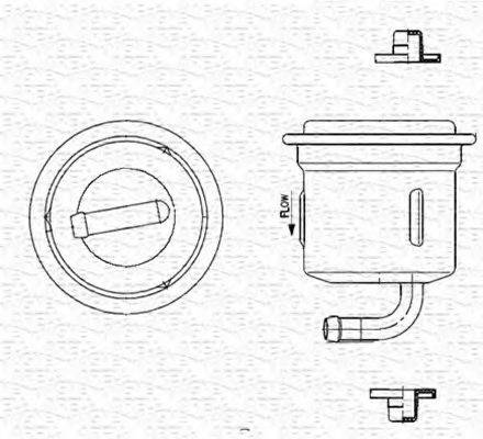 MAGNETI MARELLI 213908350300 Паливний фільтр