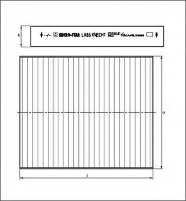 MAGNETI MARELLI 154703842610 Фільтр, повітря у внутрішньому просторі