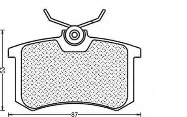 MAGNETI MARELLI 430216170566 Комплект гальмівних колодок, дискове гальмо