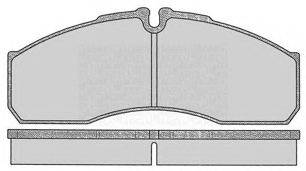 MAGNETI MARELLI 363916060478 Комплект гальмівних колодок, дискове гальмо