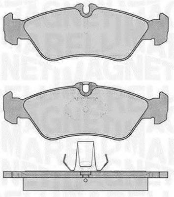 MAGNETI MARELLI 363916060505 Комплект гальмівних колодок, дискове гальмо