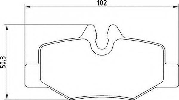 MAGNETI MARELLI 363700201383 Комплект гальмівних колодок, дискове гальмо