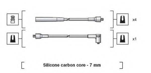 MAGNETI MARELLI 941318111073 Комплект дротів запалювання