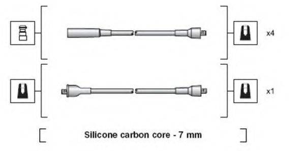 MAGNETI MARELLI 941318111230 Комплект дротів запалювання