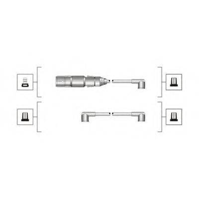 MAGNETI MARELLI 941319170071 Комплект дротів запалювання