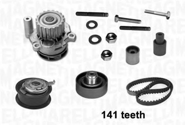 MAGNETI MARELLI 341404910001 Водяний насос + комплект зубчастого ременя