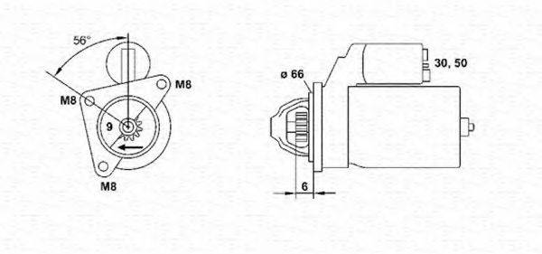 MAGNETI MARELLI 943253104010 Стартер