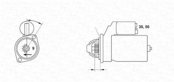 MAGNETI MARELLI 943253132010 Стартер