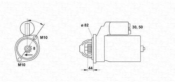 MAGNETI MARELLI 943253180010 Стартер