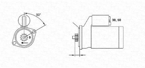 MAGNETI MARELLI 943253211010 Стартер