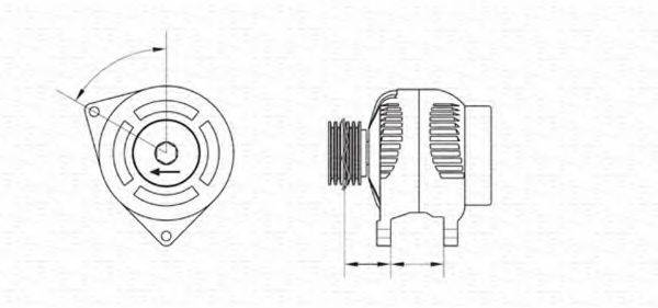 MAGNETI MARELLI 943355230010 Генератор