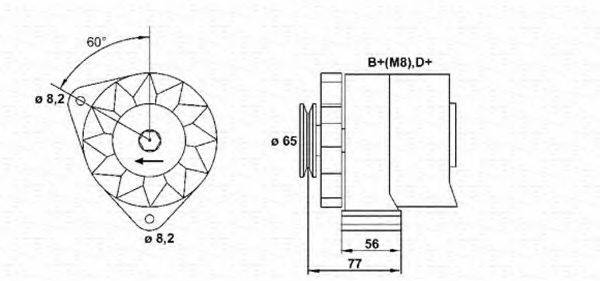 MAGNETI MARELLI 943356452010 Генератор