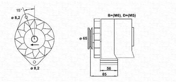 MAGNETI MARELLI 943356732010 Генератор