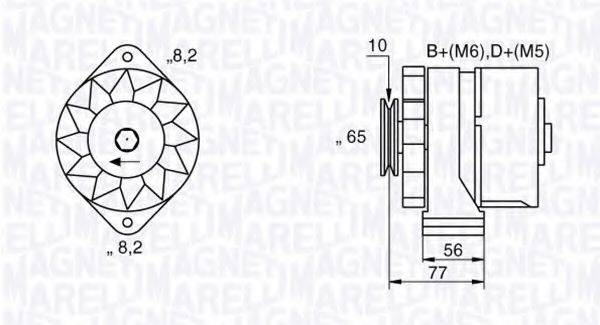 MAGNETI MARELLI 063534881590 Генератор