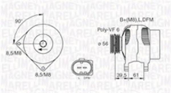 MAGNETI MARELLI 063730002010 Генератор