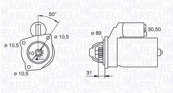 MAGNETI MARELLI 063227602010 Стартер