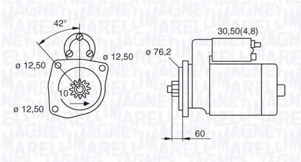 MAGNETI MARELLI 063521204100 Стартер