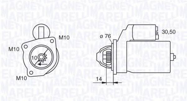 MAGNETI MARELLI 063280034010 Стартер