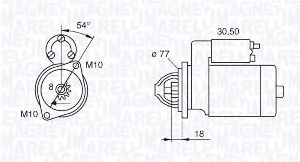 MAGNETI MARELLI 063280901010 Стартер