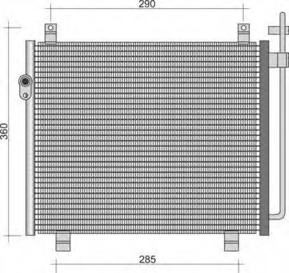 MAGNETI MARELLI 350203246000 Конденсатор, кондиціонер