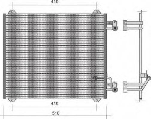 MAGNETI MARELLI 350203375000 Конденсатор, кондиціонер