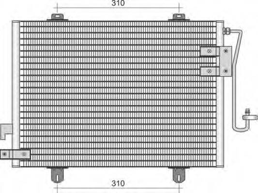 MAGNETI MARELLI 350203398000 Конденсатор, кондиціонер