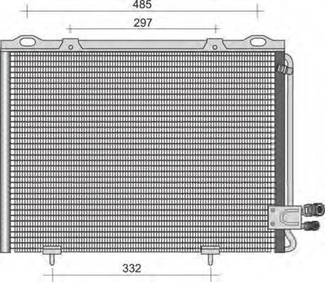 MAGNETI MARELLI 350203444000 Конденсатор, кондиціонер