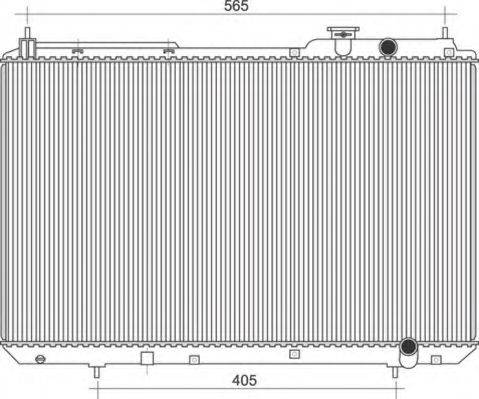 MAGNETI MARELLI 350213109900 Радіатор, охолодження двигуна