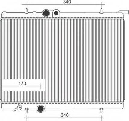 MAGNETI MARELLI 350213881000 Радіатор, охолодження двигуна