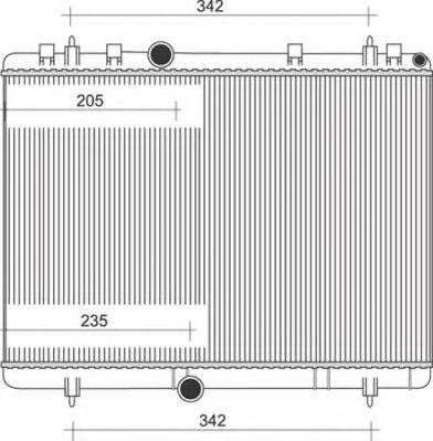 MAGNETI MARELLI 350213889000 Радіатор, охолодження двигуна