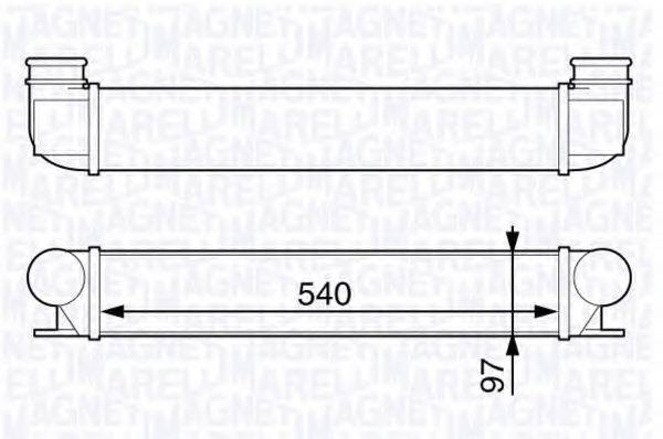 MAGNETI MARELLI 351319202330 Інтеркулер