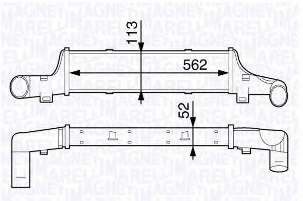 MAGNETI MARELLI 351319202500 Інтеркулер