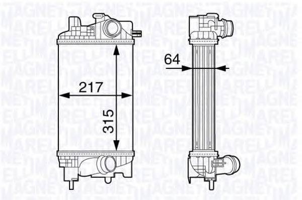 MAGNETI MARELLI 351319203020 Інтеркулер