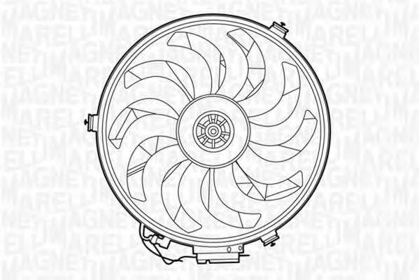 MAGNETI MARELLI 069422275010 Вентилятор, охолодження двигуна