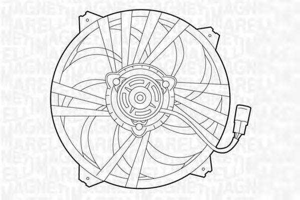 MAGNETI MARELLI 069422281010 Вентилятор, охолодження двигуна